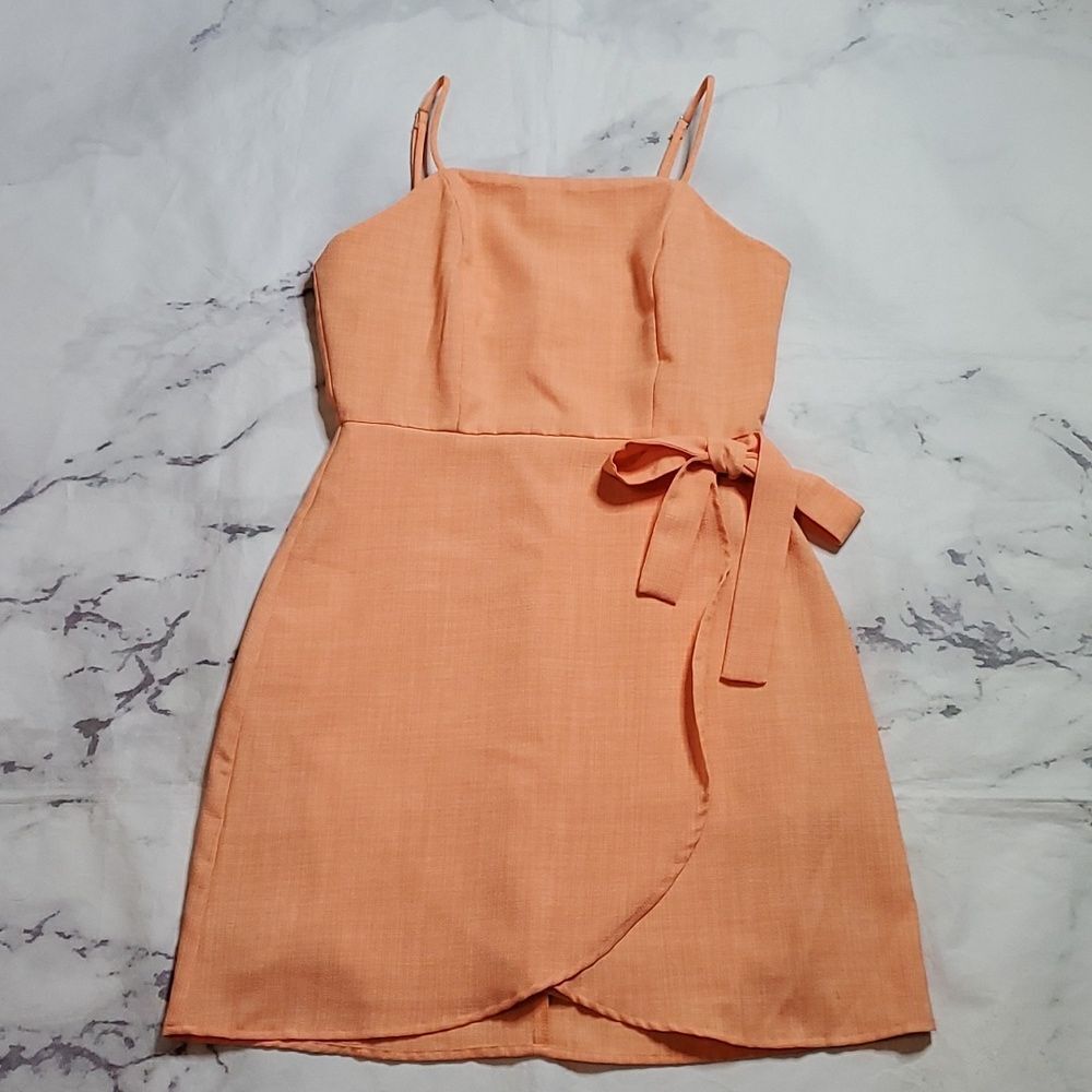 Altar'd State Orange Mini Dress